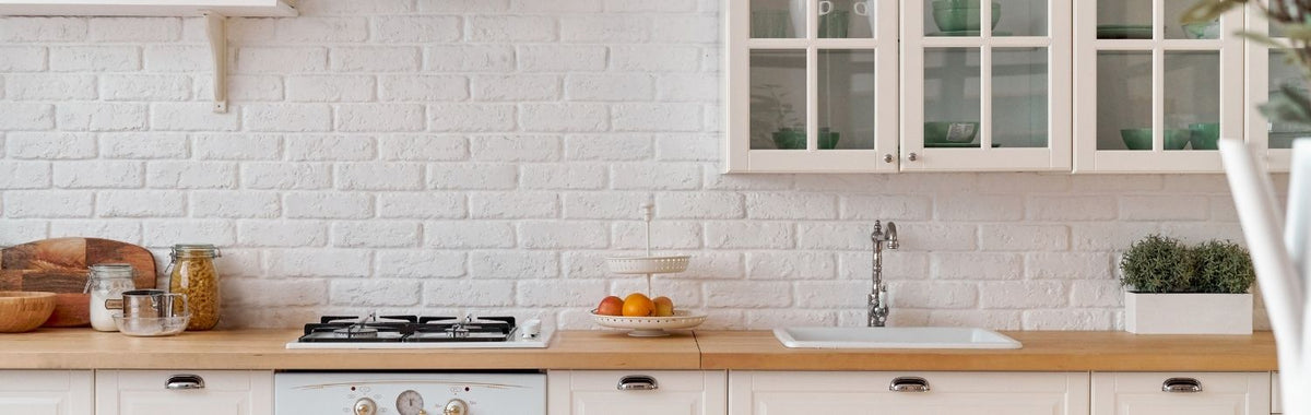 Bright, clean kitchen counters, which make a home less attractive to insects