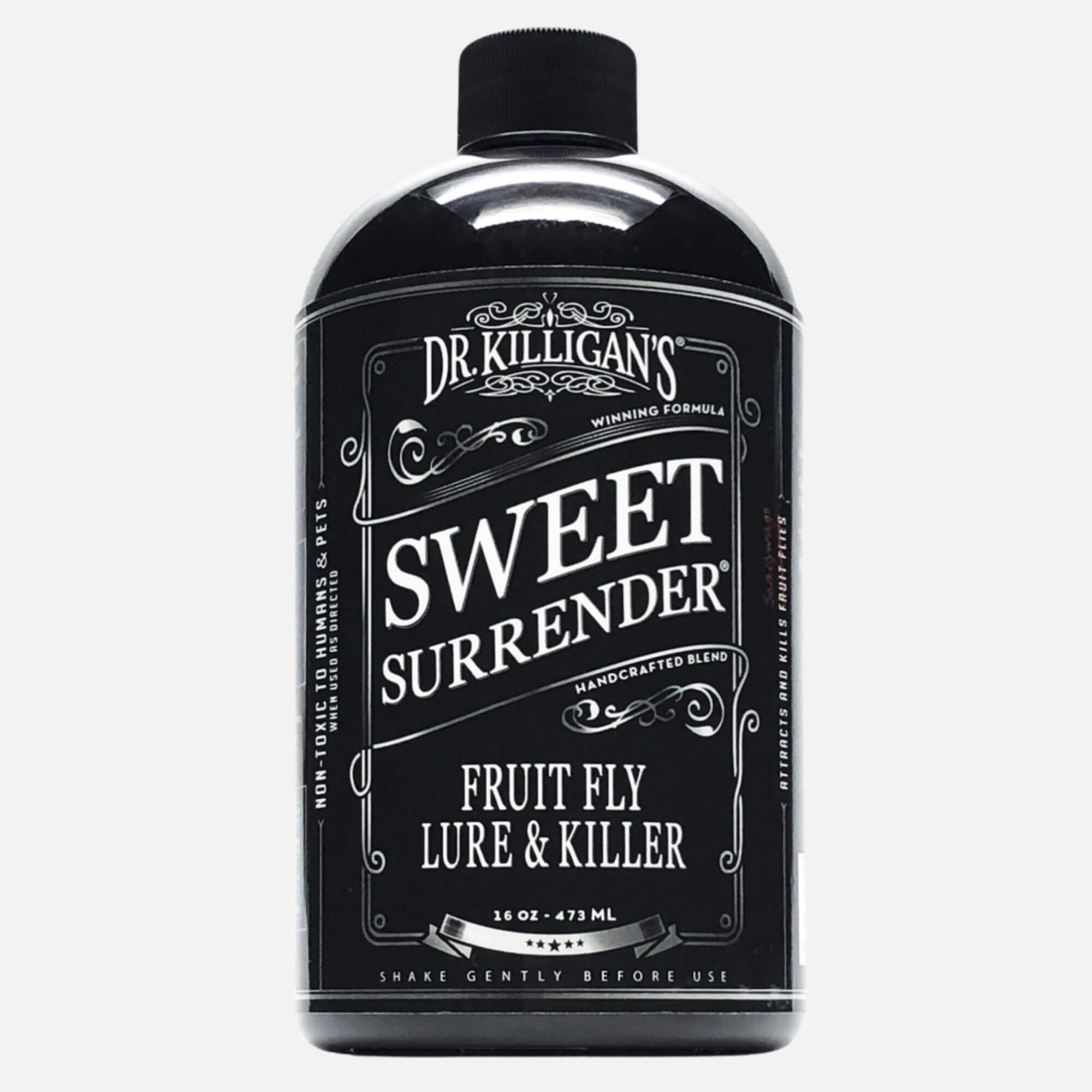 Dr. Killigan's Sweet Surrender fruit fly lure and killer bottle on a white background #size_large