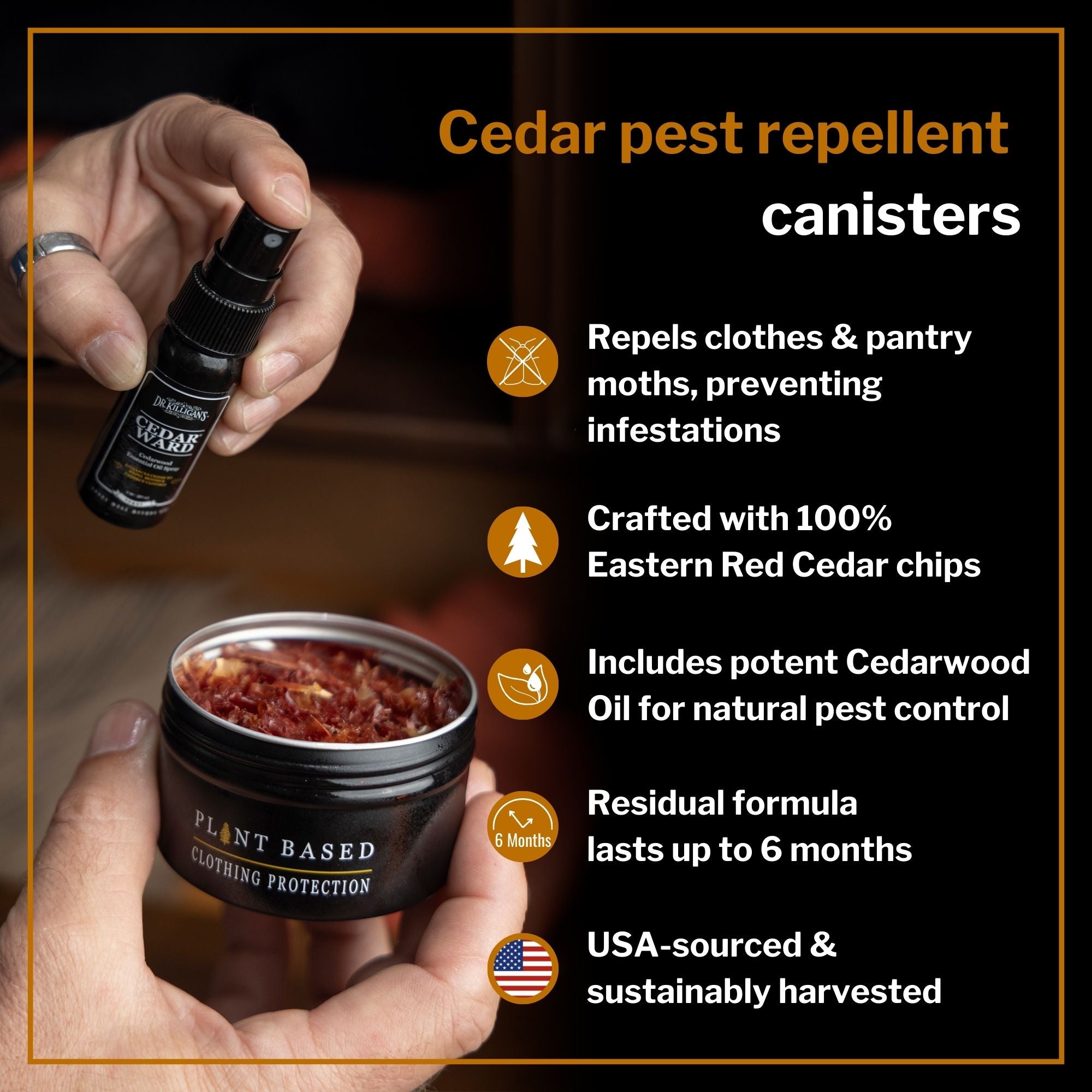 Cedar Pest Repellent Canisters (8 count)