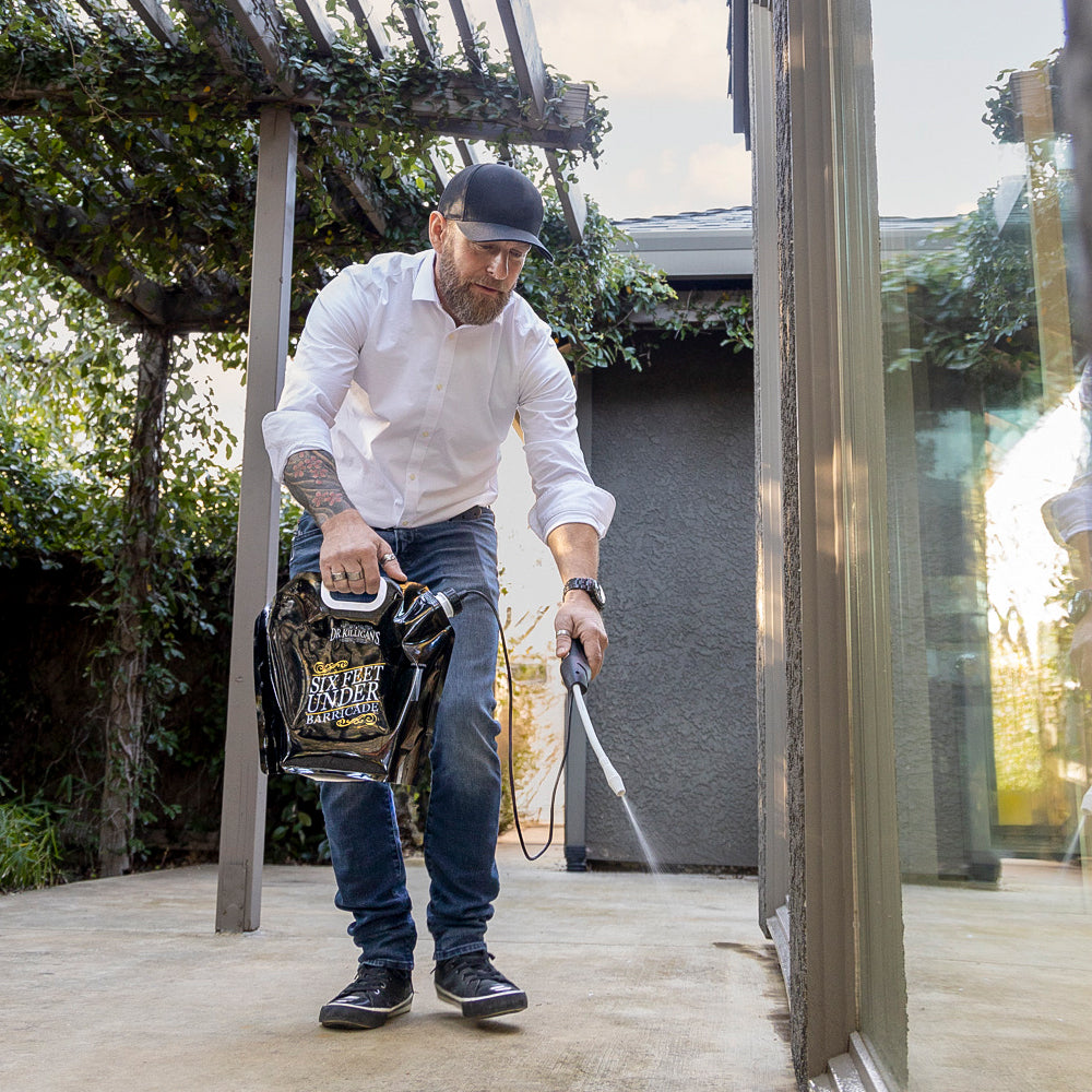 Dr. Killigan's Six feet under barricade, application