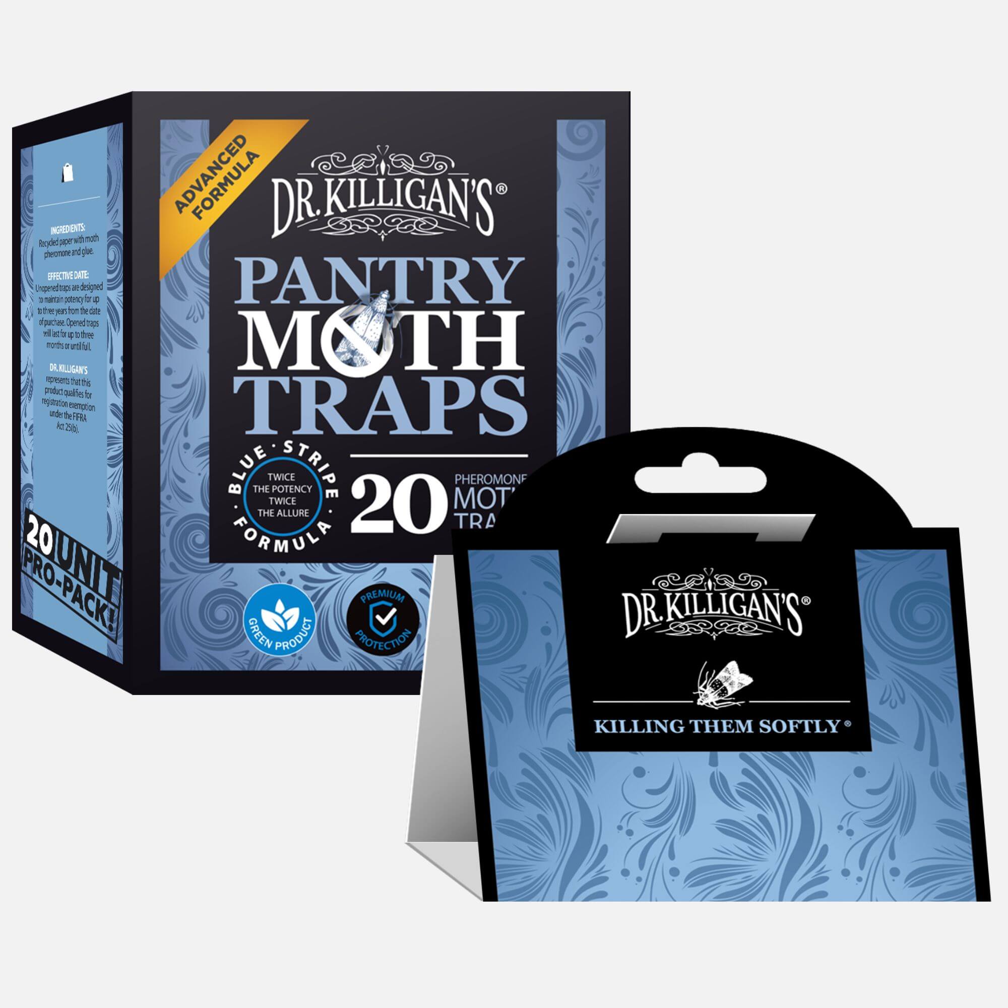 Premium Pantry Moth Traps | 20 Pack - Dr. Killigan's #multipacks_20 traps, color_blue