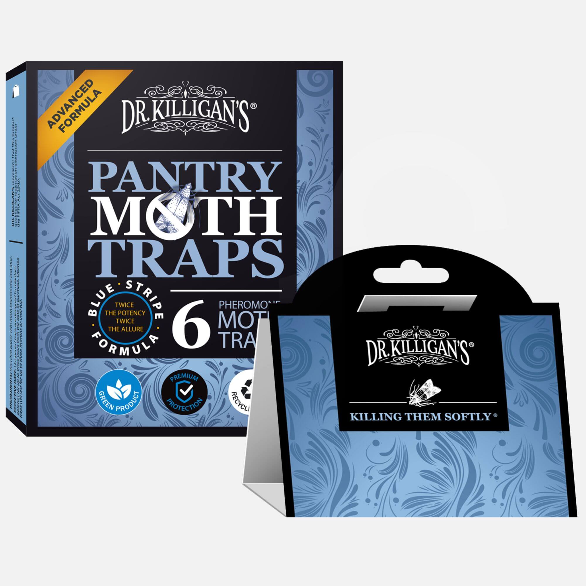 6 Pack Premium Pantry Moth Traps | 1 box - Dr. Killigan's #multipacks_6 traps, color_blue