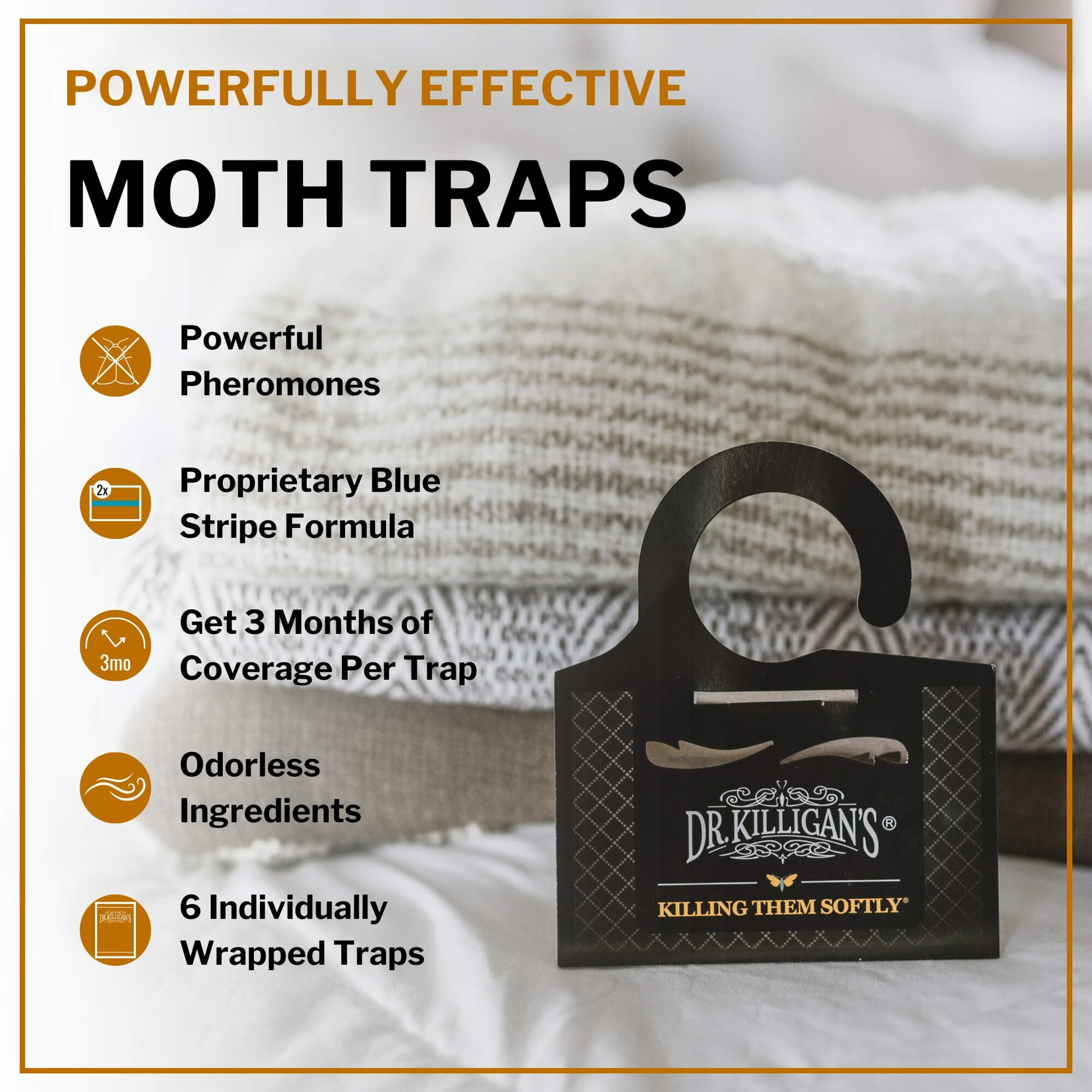 Double Potent Clothing Moth Traps