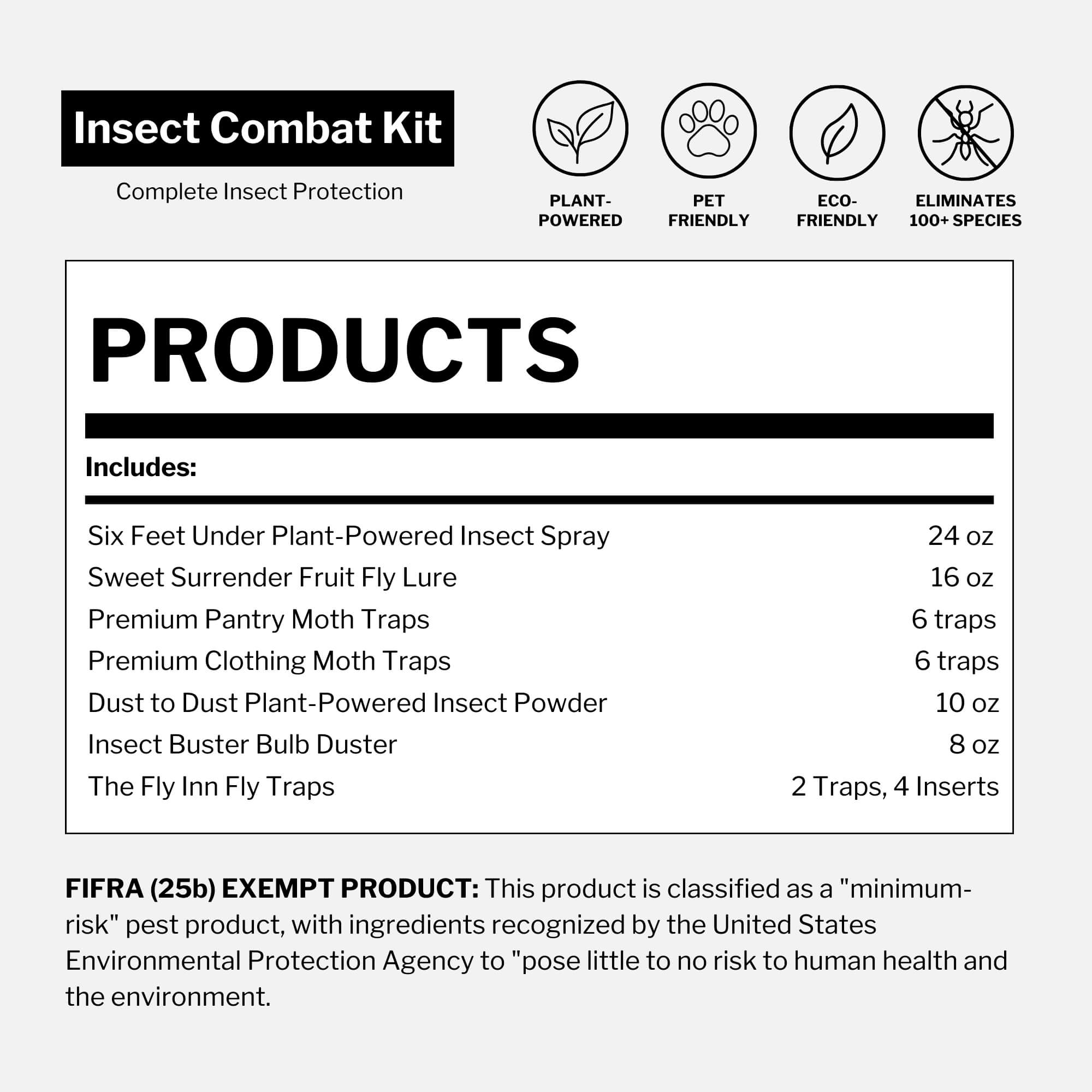 Insect Combat Kit