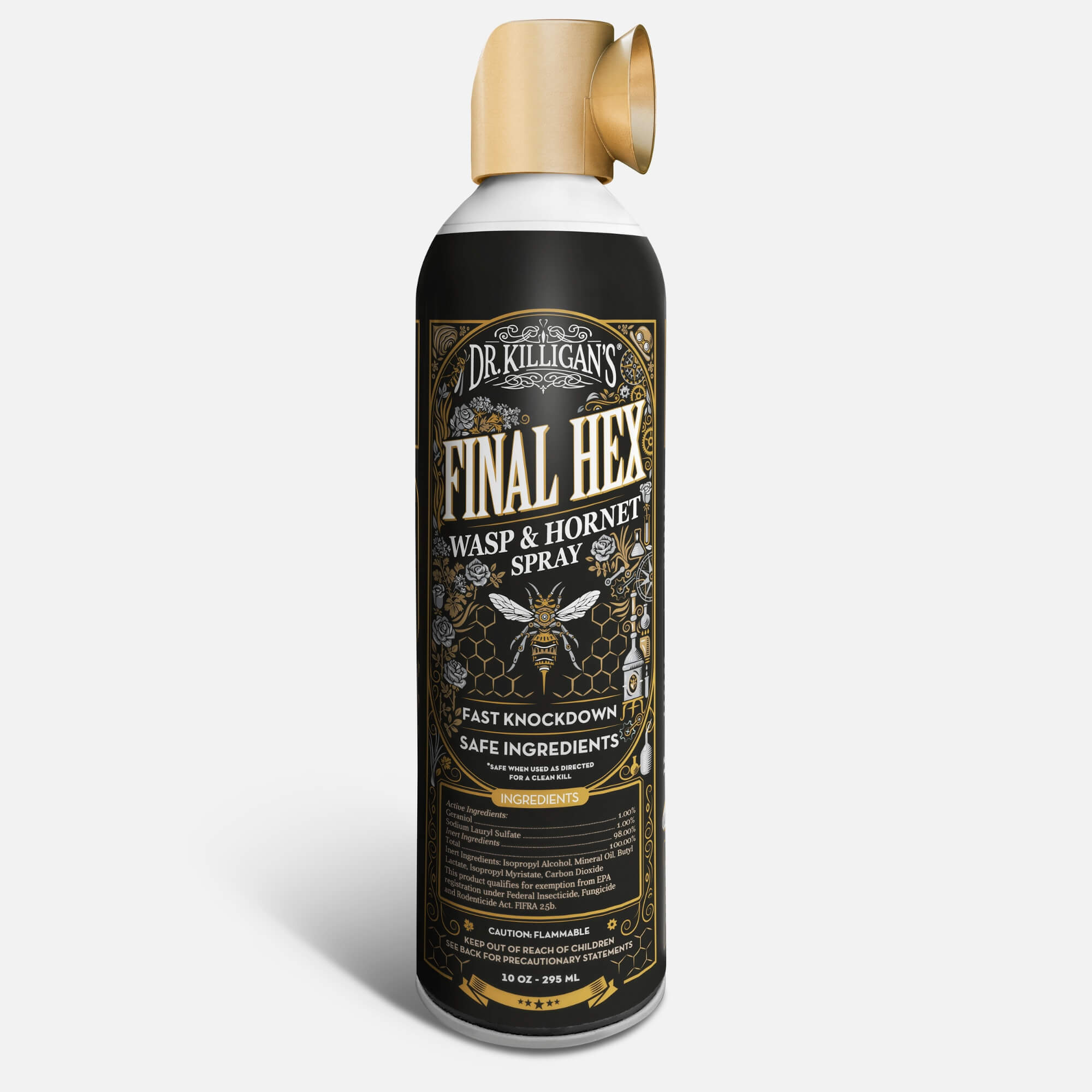 Final Hex Wasp & Hornet Killer Spray – Reaches 15 ft (10 oz) | Dr