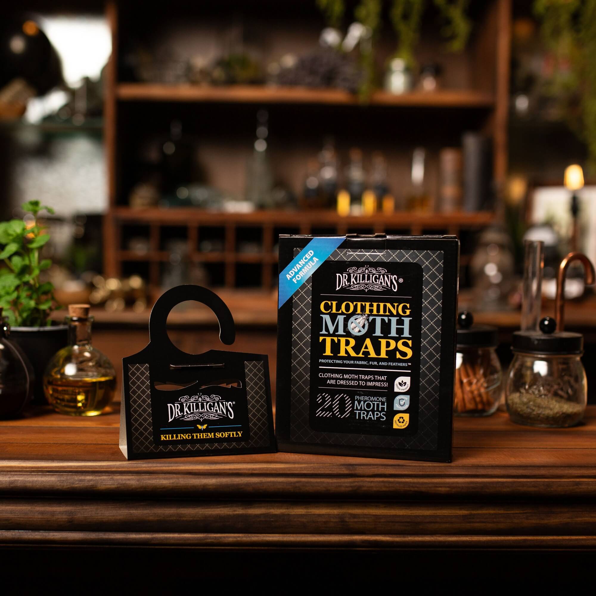 Premium Double Potent Clothes Moth Traps Value Pack | Dr. Killigan's