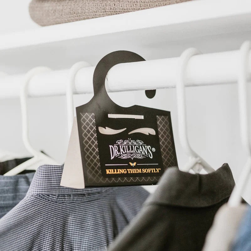 Wool Moth Traps (6 Pack) - Double Potent Pheromone & Glue Formula - Protect Your Wardrobe