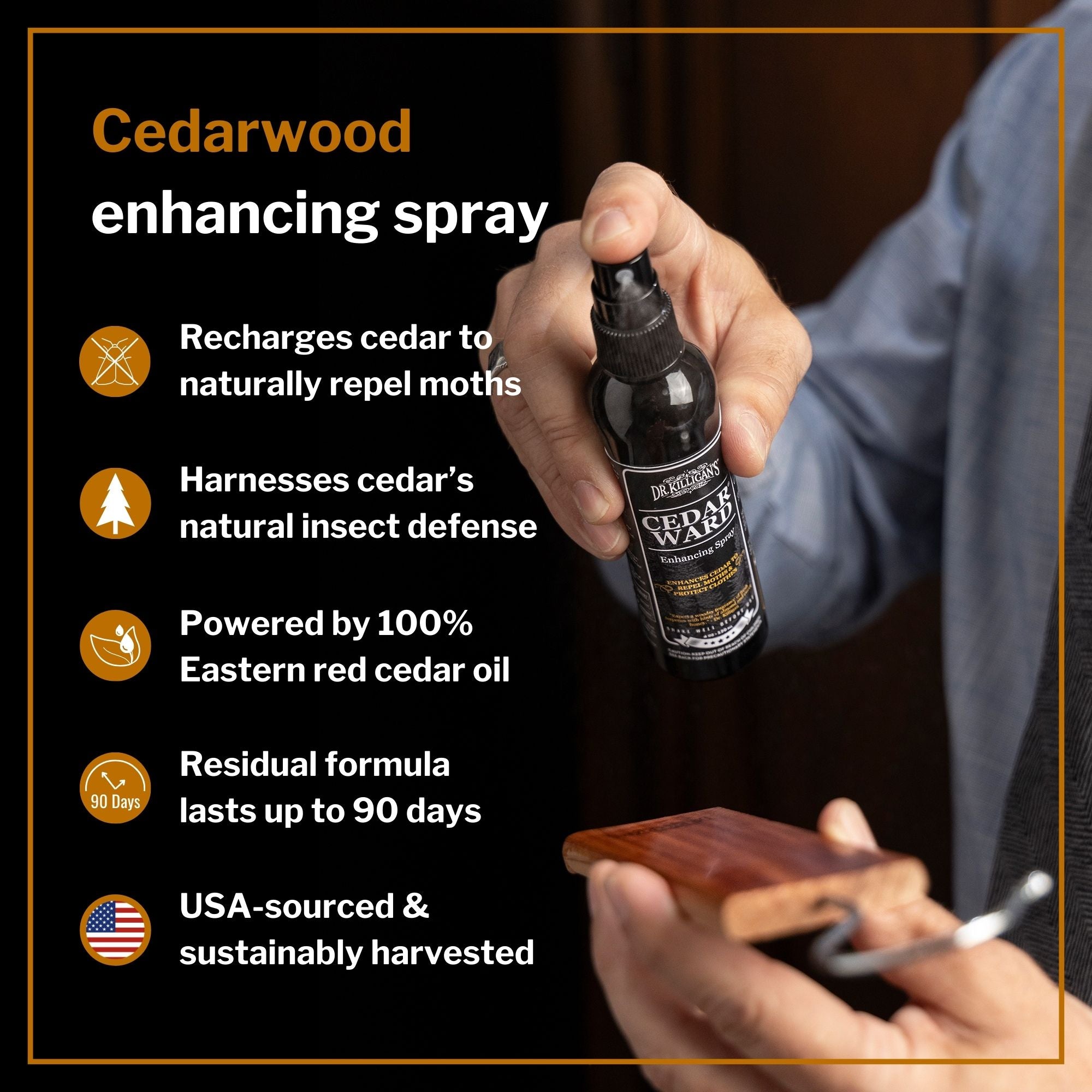 Cedar Ward Moth-Repelling Spray