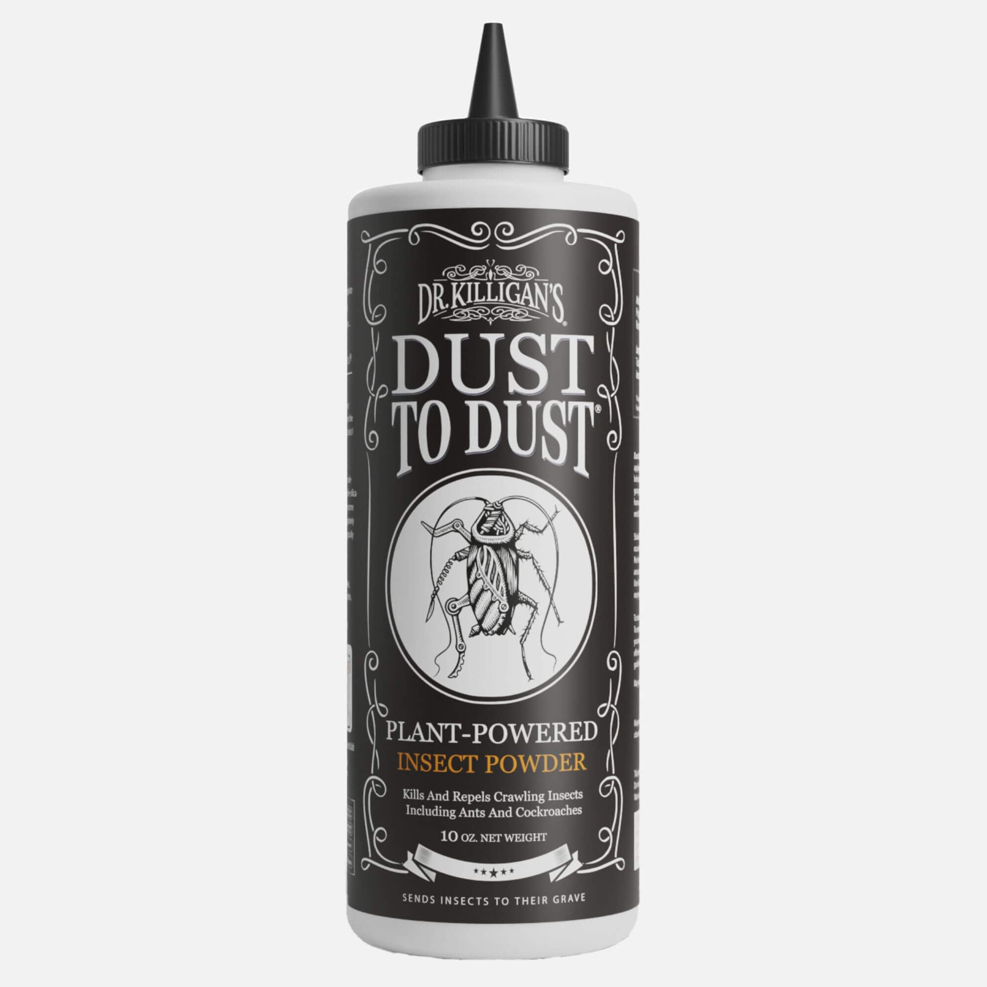 garden safe garden dust insect killer Dr. Killigan's Diatomaceous Earth Alternative & Non-Toxic Insect Powder (Dust to Dust), 4 Bottles