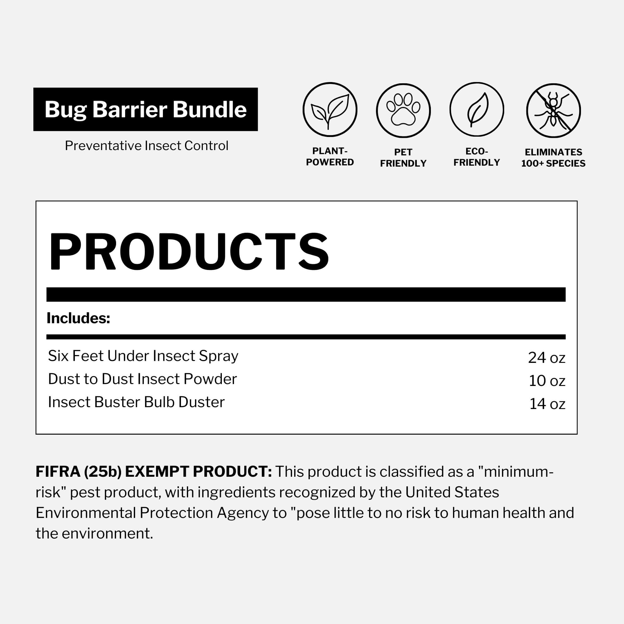 Bug Barrier Bundle