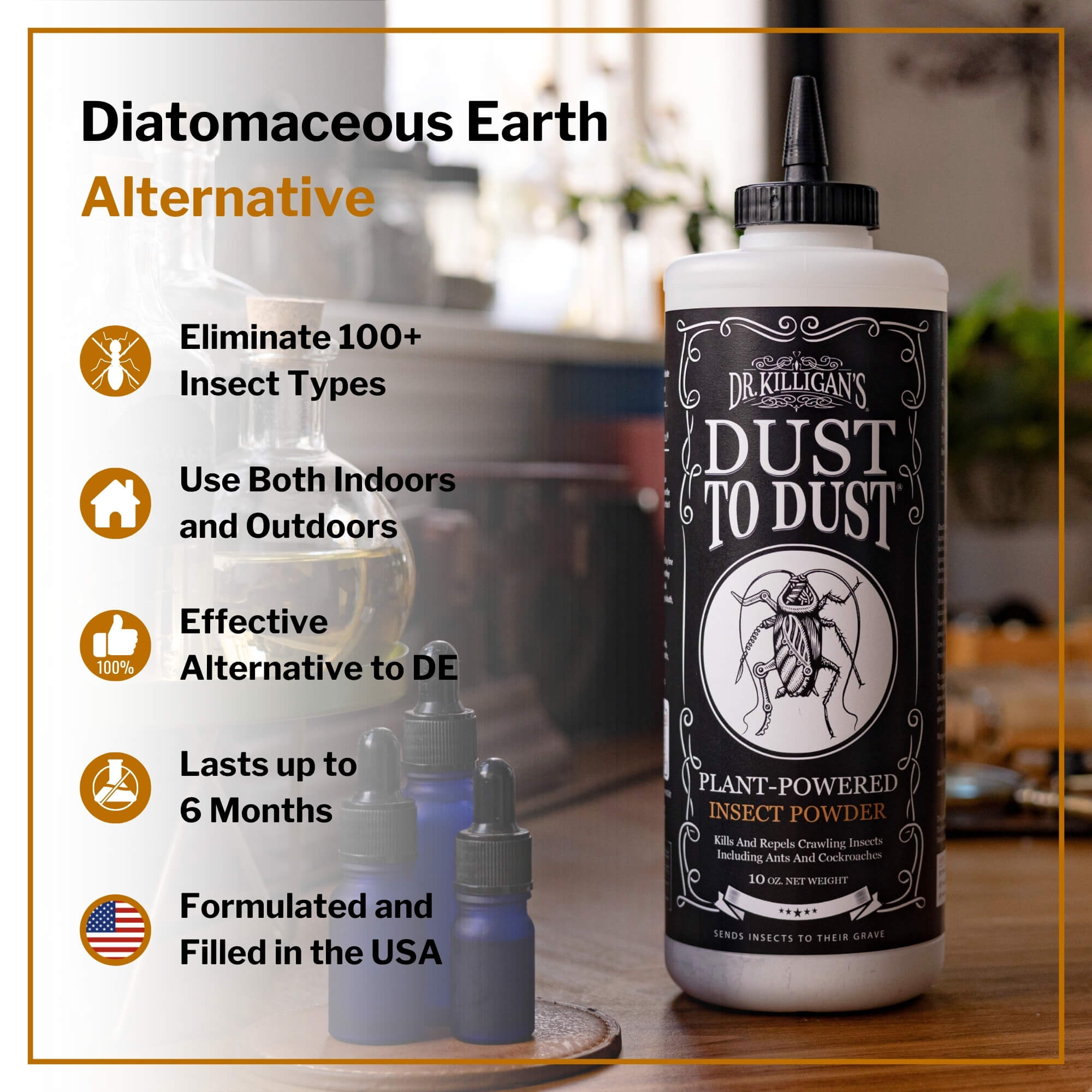 Dust to Dust Plant-Powered Insect Powder