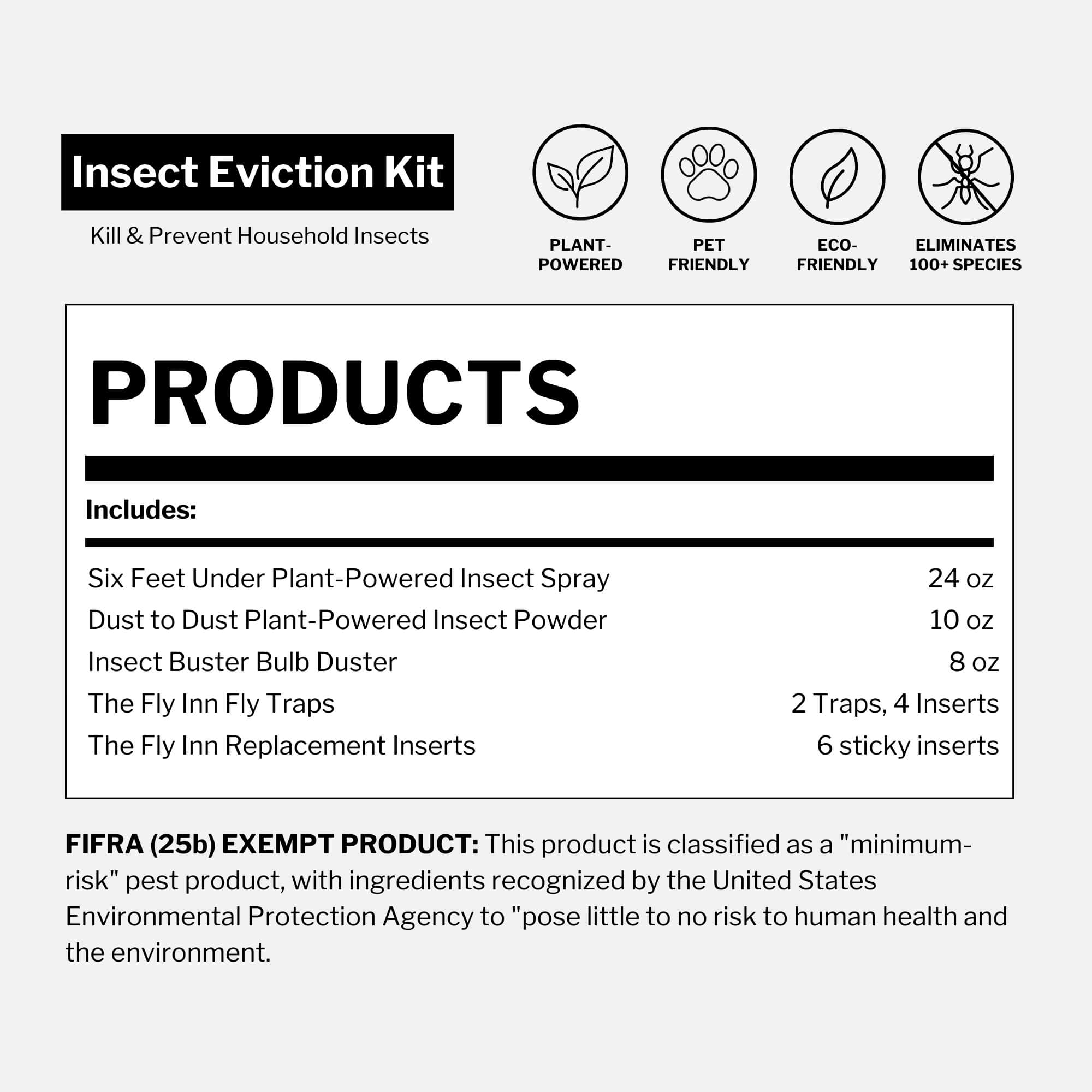 Insect Eviction Kit