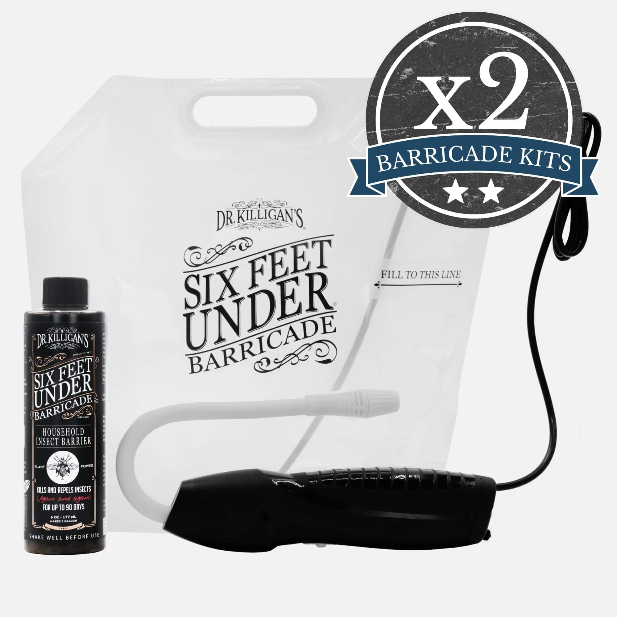 six feet under barricade kit with 2 bottles #size_2 Kits