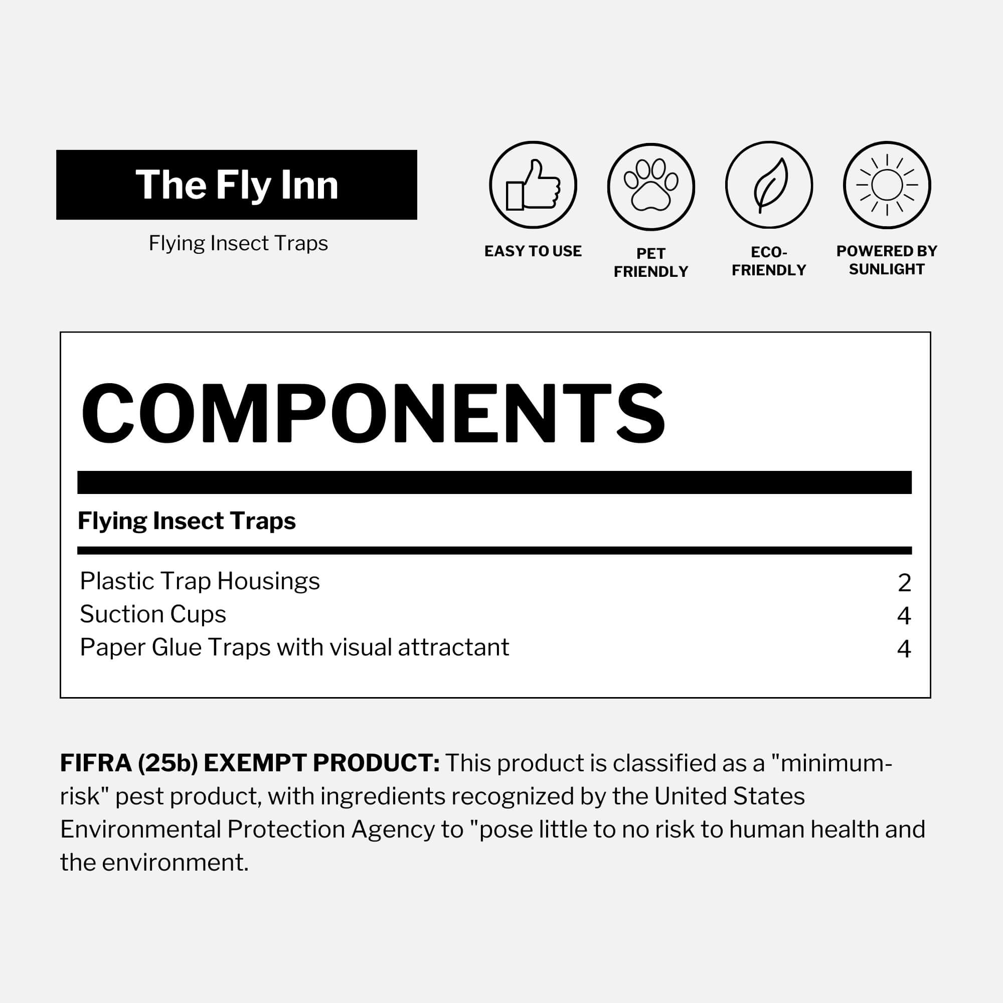 The Fly Inn Flying Insect Traps